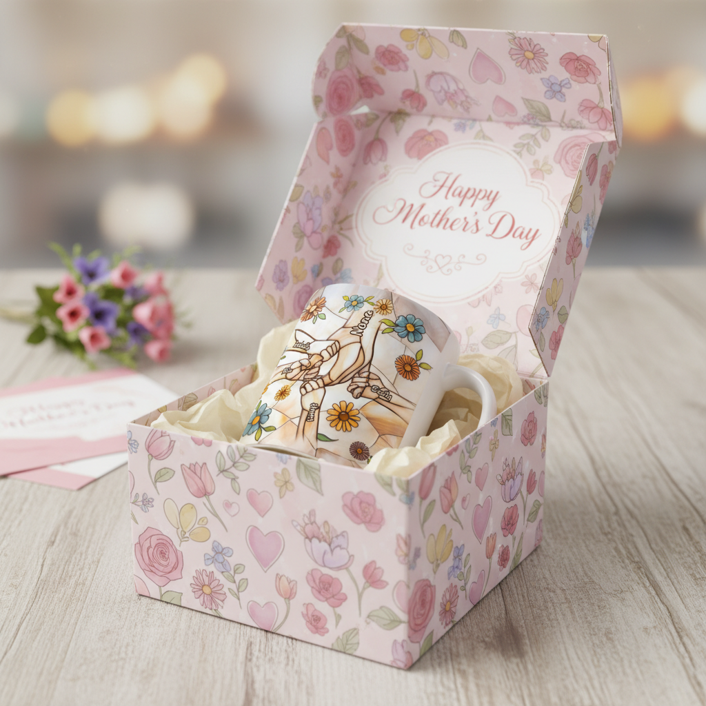 Custom 3D Inflated Effect Printed Mug - Personalized Mother's Day Gifts For Mom, Grandma - Sparkle Every Day