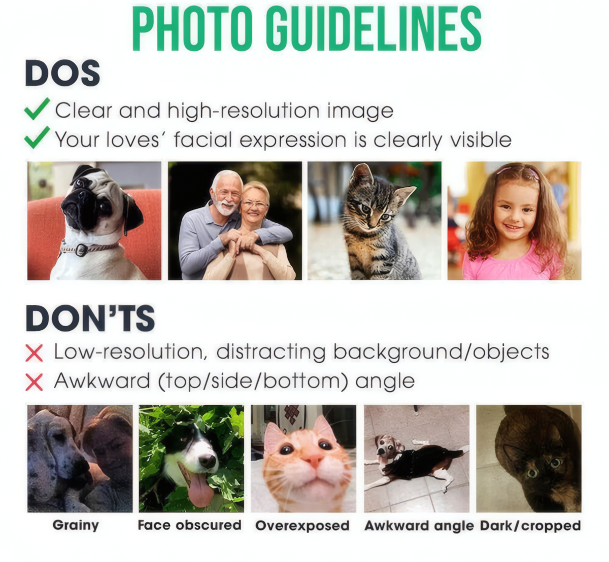 Custom Photo Family Mosaic Style Glass Ornament Christmas Gift