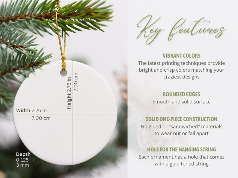 Baby Boy First Christmas Ornament, Personalized Baby Christmas Ornament, Custom Baby Boy Ornament, Baby's First Christmas, Baby Ornament