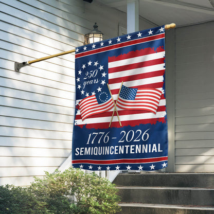 America 250th Anniversary Semiquincentennial Decorative Flag