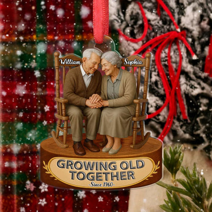 Our First Chirstmast Ornament - Personalized Acrylic Ornament - Custom Name And Year