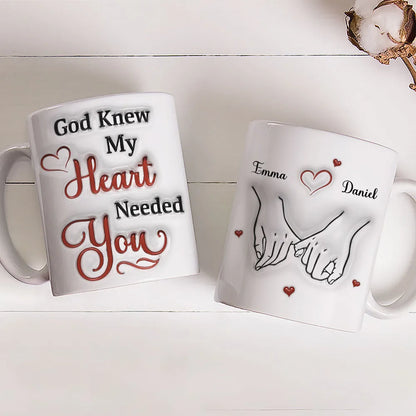 My Heart Needs You - Personalized Custom 3D Effect Mug