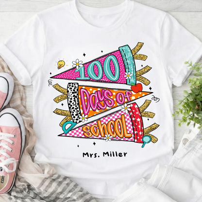 One Hundred Days Later 100 Days Of School Celebration - Personalized Classic Tee