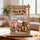 3D Effect Old Couple Sitting On Rocking Chair - Personalized 2-Layered Wooden Plaque - Anniversary, Valentine's Day Gift For Him, Gift For Her