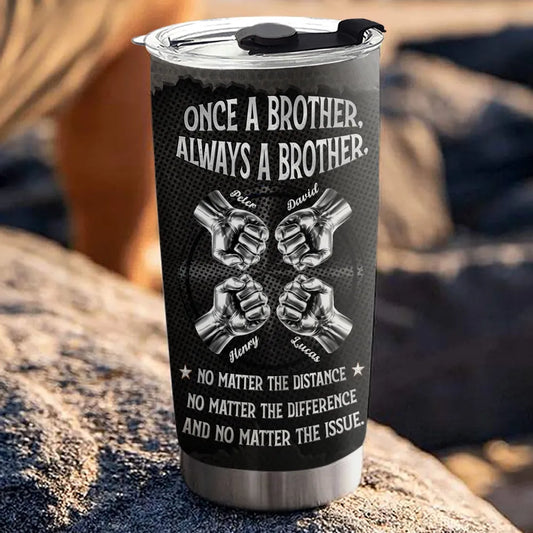 Always My Brother - Personalized Custom Tumbler