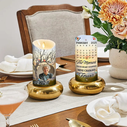 Mine Changed Forever - Personalized Custom LED Candle