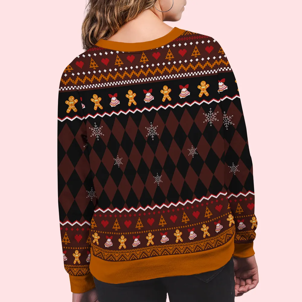 Just A Girl Who Loves Her Dog Christmas - Personalized Custom All-Over-Print Sweatshirt