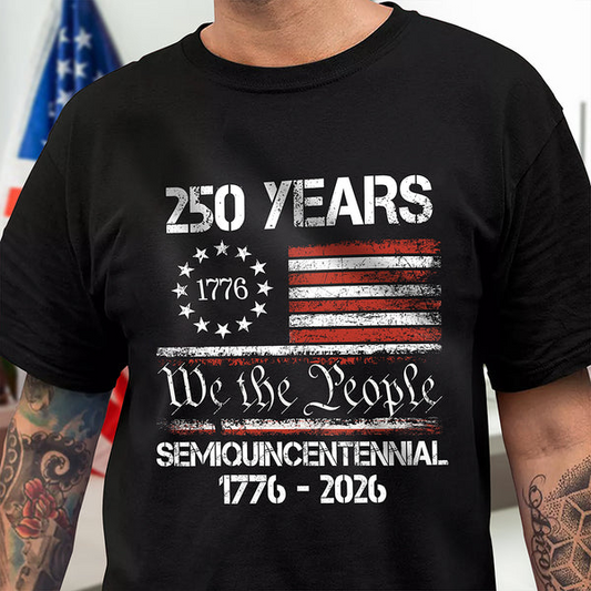 America’s 250th Anniversary United States Semiquincentennial Dark Premium Tee