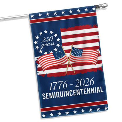 America 250th Anniversary Semiquincentennial Decorative Flag
