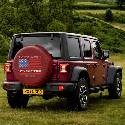 USA 250th Anniversary Tire Cover