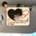 Drive safe I need you here with me  – Personalized Couple Photo  2Layers Wooden Car Visor Clip