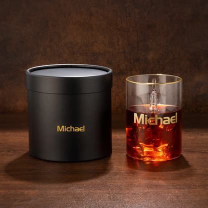 Cheers to Your Attitude - Personalised Funny Middle Finger Whiskey Glass