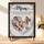 Custom Photo I See My World In Your Eyes - Family Personalized Custom 2-Layered Wooden Plaque With Stand - Gift For Mom, Daughter