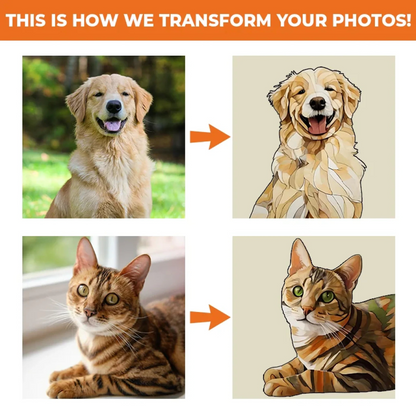 Custom Photo Forever Loved, Never Forgotten - Memorial Personalized Custom 3D Mosaic Faux Stained Glass Print Round Shaped Memorial Stone - Sympathy Gift For Pet Owners, Pet Lovers