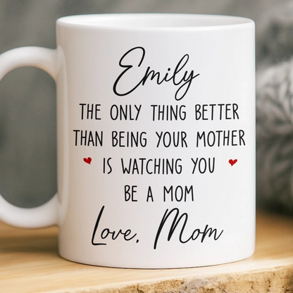 Custom Mug - Personalized Birthday Gifts For Mom, Dad, Son, Daughter - You Are Our Brightest Joy