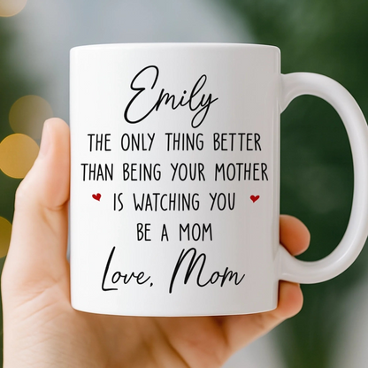 Custom Mug - Personalized Birthday Gifts For Mom, Dad, Son, Daughter - You Are Our Brightest Joy