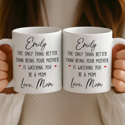 Custom Mug - Personalized Birthday Gifts For Mom, Dad, Son, Daughter - You Are Our Brightest Joy
