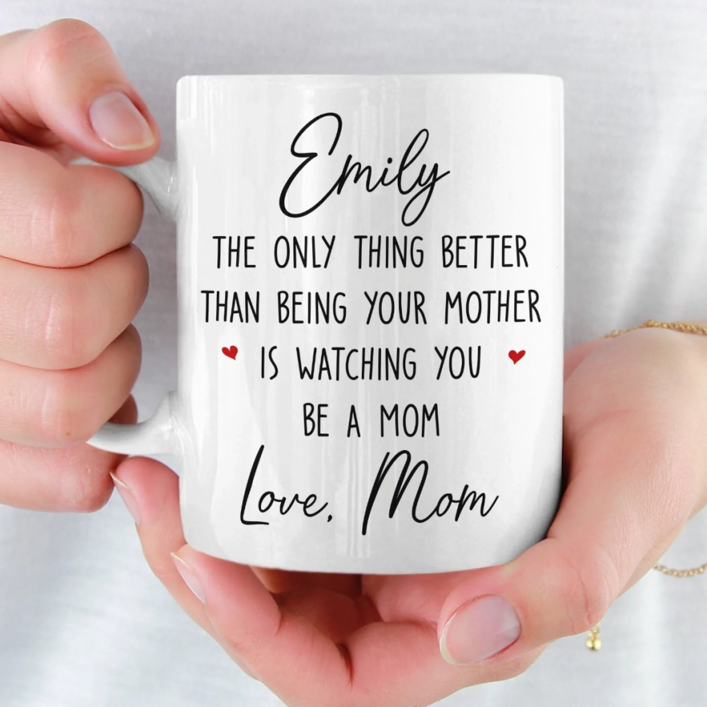 Custom Mug - Personalized Birthday Gifts For Mom, Dad, Son, Daughter - You Are Our Brightest Joy