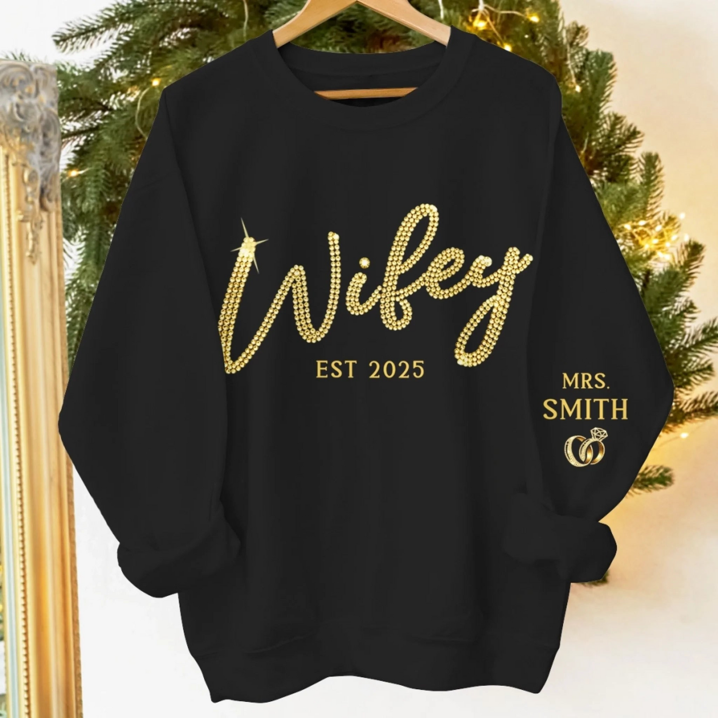 Custom Unisex Sweatshirt With Design On Sleeve - Personalized Anniversary Wedding Gifts For Husband And Wife, Him And Her - You Make Life Feel Kinder
