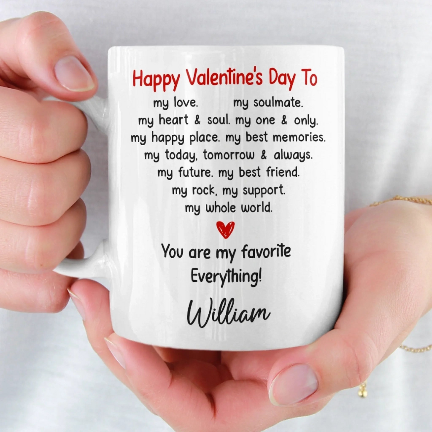 Custom Mug - Personalized Anniversary Wedding Gifts For Husband And Wife, Him And Her - Our Love Moves Forward