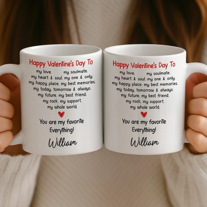 Custom Mug - Personalized Anniversary Wedding Gifts For Husband And Wife, Him And Her - Our Love Moves Forward