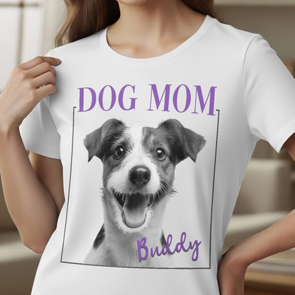 Custom Unisex T-shirt, Premium T-shirt- Personalized Birthday Gifts For Dog Cat Lovers, Dog Dad And Mom, Cat Owners - Proud Cat Mom Energy