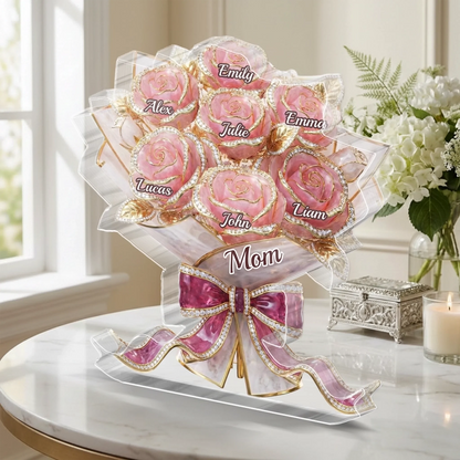 Custom Acrylic Plaque - Personalized Mother's Day Gifts For Mom, Grandma - Grandma Heart Full Of Love