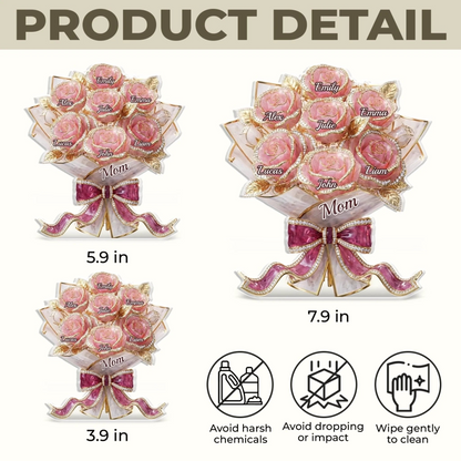 Custom Acrylic Plaque - Personalized Mother's Day Gifts For Mom, Grandma - Grandma Heart Full Of Love