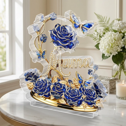 Custom Acrylic Plaque - Personalized Mother's Day Gifts For Mom, Grandma - Grandma And Mom Forever