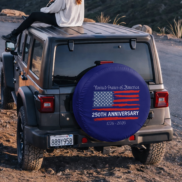 USA 250th Anniversary Tire Cover