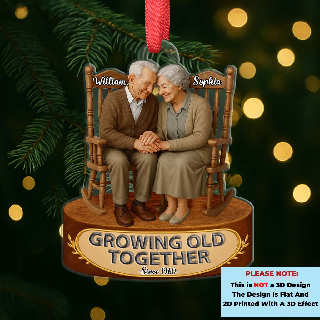 Our First Chirstmast Ornament - Personalized Acrylic Ornament - Custom Name And Year