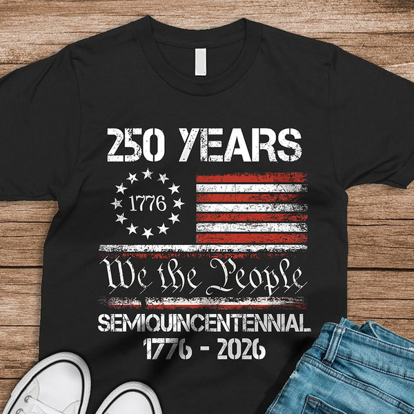 America’s 250th Anniversary United States Semiquincentennial Dark Basic Tee