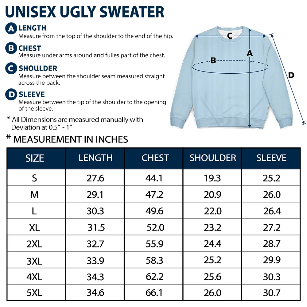 Custom Photo Best Dad Ever Funny Kids Christmas - Personalized Unisex Ugly Sweater