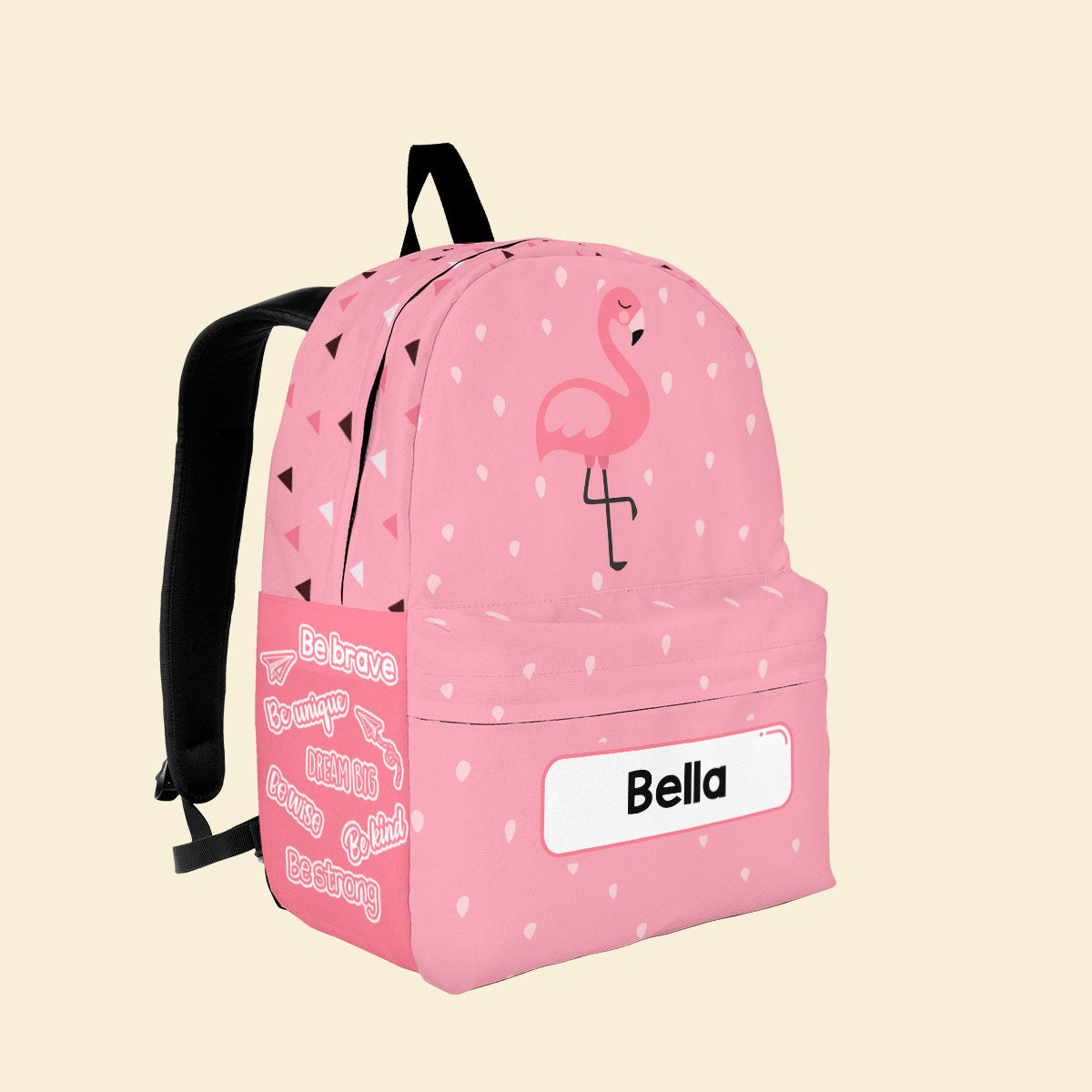 Be Unique Be Happy Be You - Personalized Kid Backpack - Animal Version