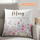 Custom Name With Birth Flower Pillow - Personalized Gift For Mom, Sister, Girlfriend