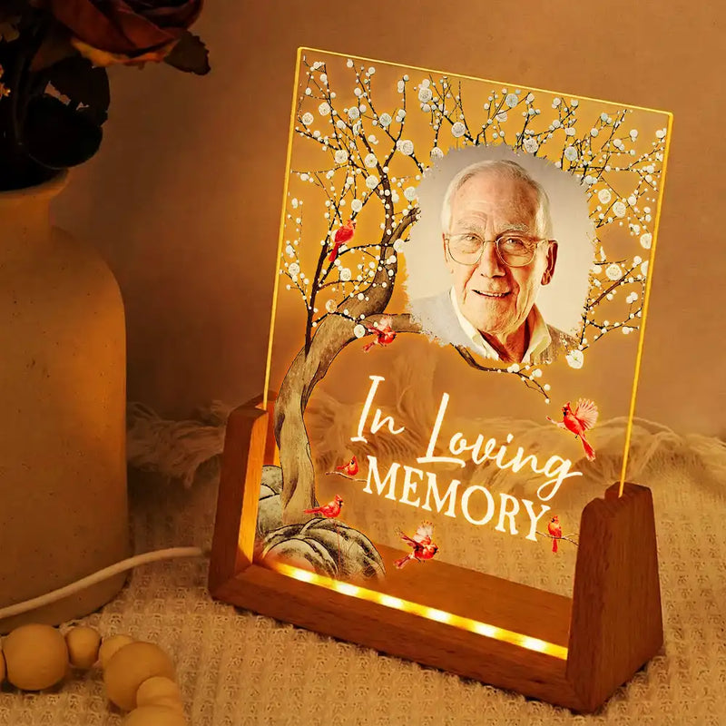 Custom Photo When You Miss Me Have No Fear Memorial - Personalized Night Light