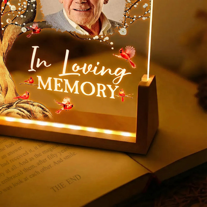 Custom Photo When You Miss Me Have No Fear Memorial - Personalized Night Light