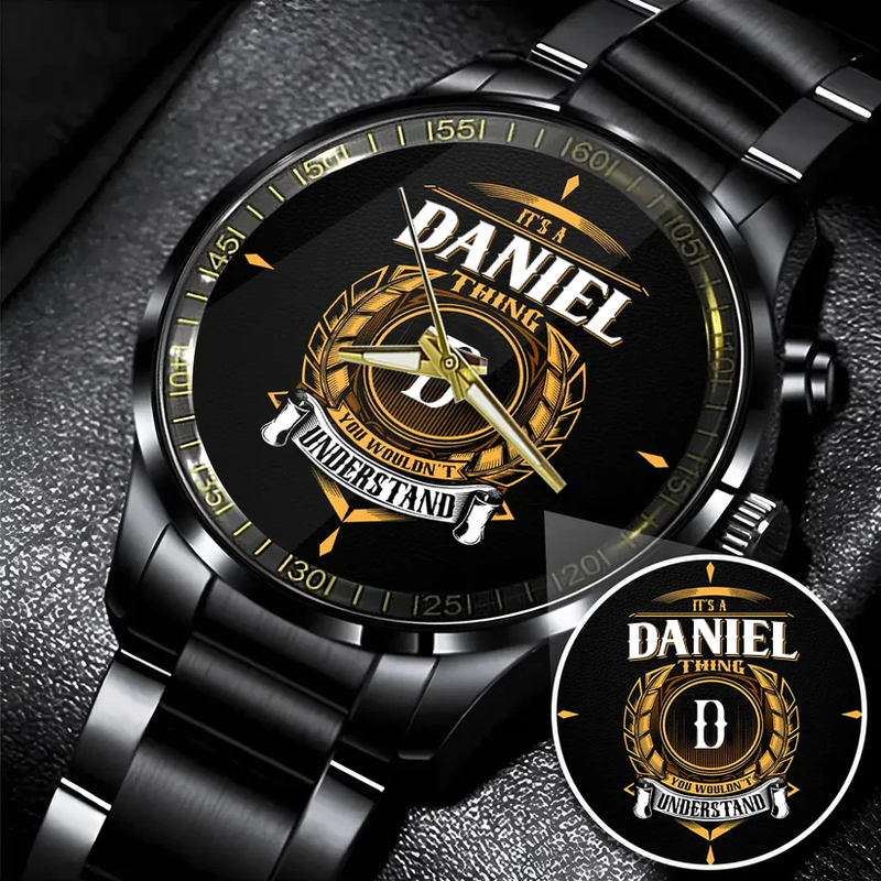 DANIEL Personalized Watch, Premium Gift for Anniversary