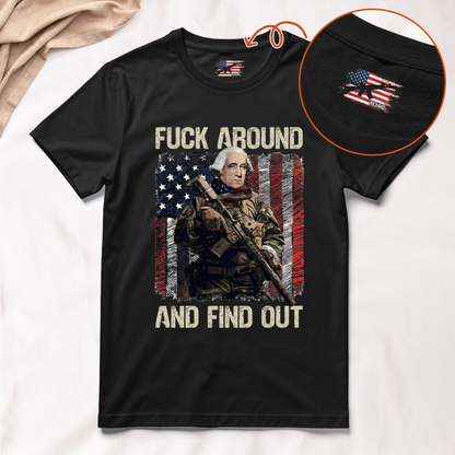 FAFO Around And Find Out Flag - Personalized Shirt