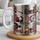 Fire Rescue Themed Personalized Coffee Mug, Custom Gift For Firefighters