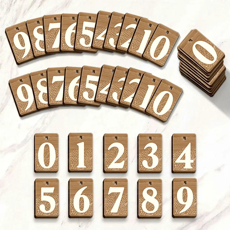 Fish Caught This Year - Personalized Hanging Tracker Sign (3 Digits)