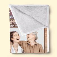 Photo Blanket for Mom - We Love You | Personalized Gift for Mom, Grandma, Wife | Birthday, Mother's Day or any occasion