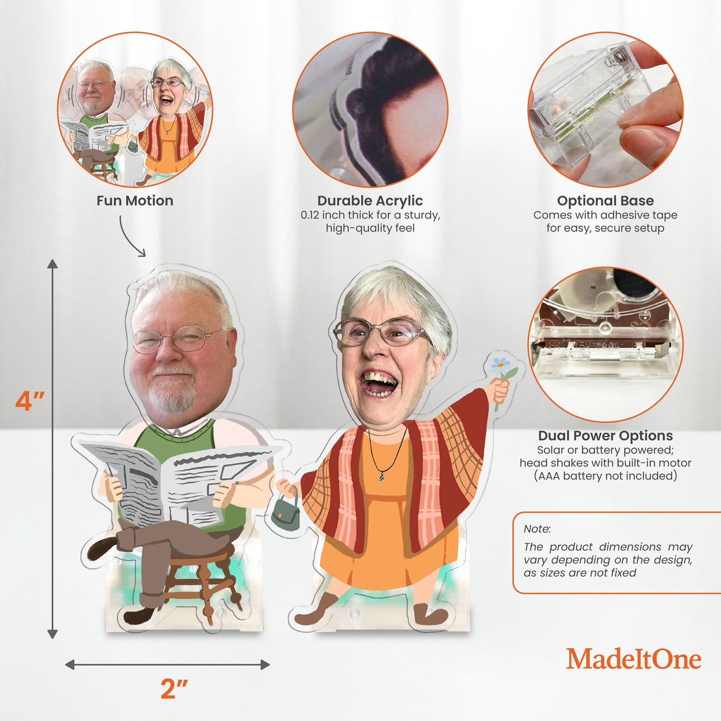 Still Nodding for Each Other – Funny Bobblehead Standee