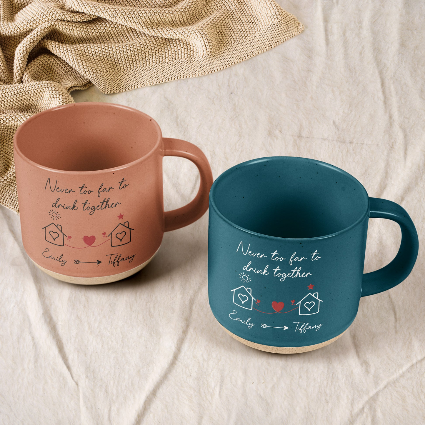 I Wish You Lived Next Door Friendship Mug - Meaningful Gift For Friends