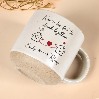 I Wish You Lived Next Door Friendship Mug - Meaningful Gift For Friends