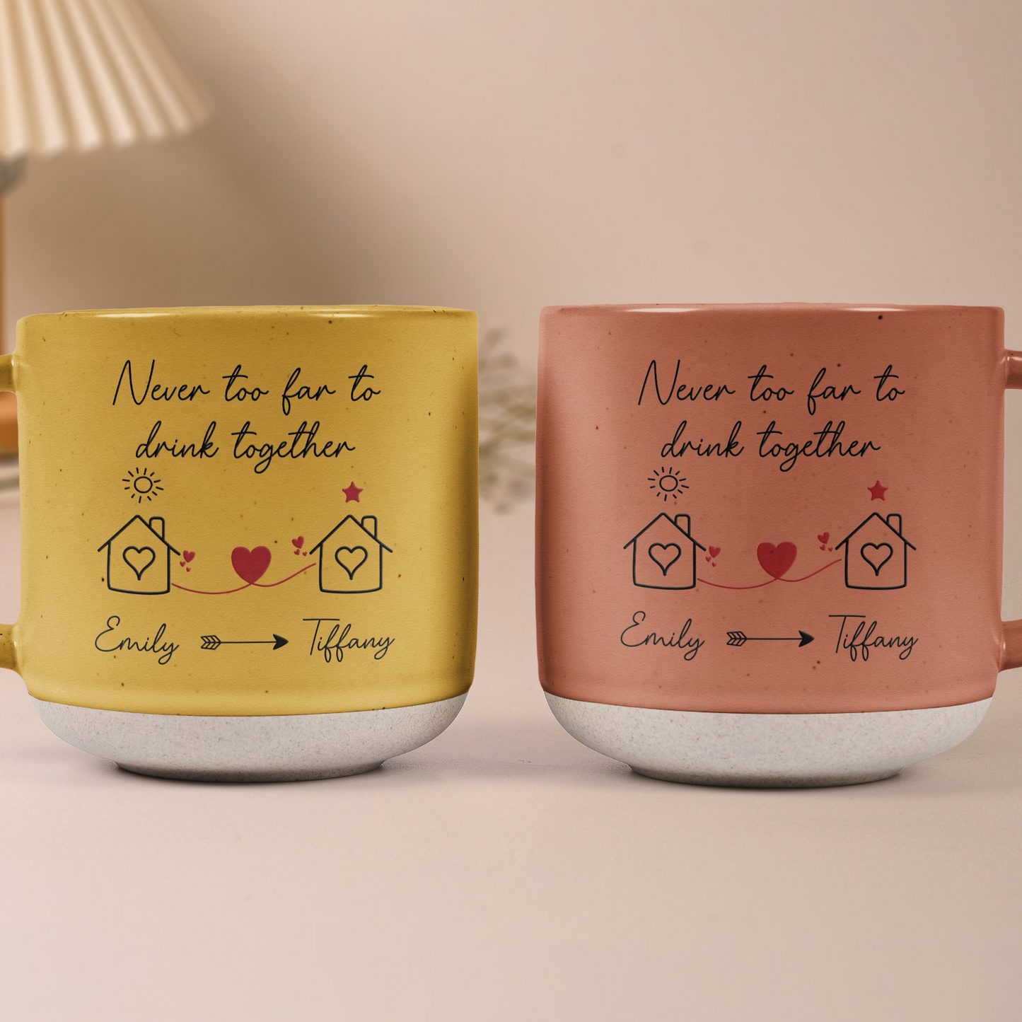I Wish You Lived Next Door Friendship Mug - Meaningful Gift For Friends