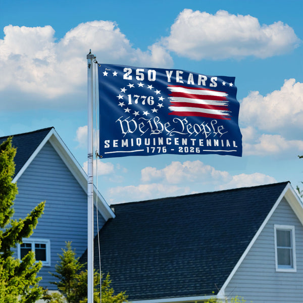 American Flag - America 250th Anniversary We The People Grommet Flag