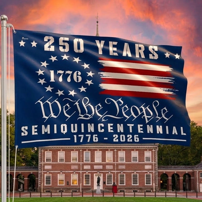 American Flag - America 250th Anniversary We The People Grommet Flag