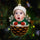 Celebrate Your First Christmas, Baby In Pine Cone, Personalized Custom Acrylic Ornament, Gift For Family