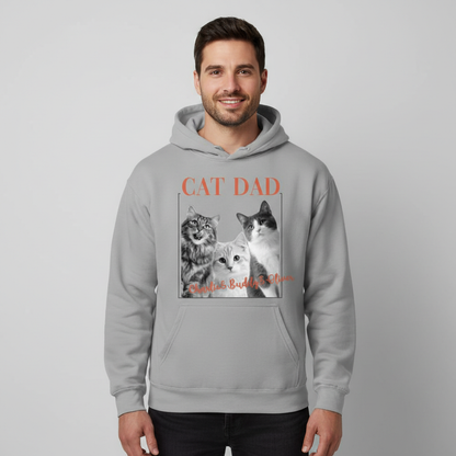 Custom Photo Unisex Hoodie - Personalized Birthday Gifts For Dog Cat Lovers, Dog Dad And Mom, Cat Owners - Proud Cat Mom Energy